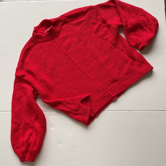 BP oversized mock turtleneck with ballon sleeved sweater - Picture 5 of 7